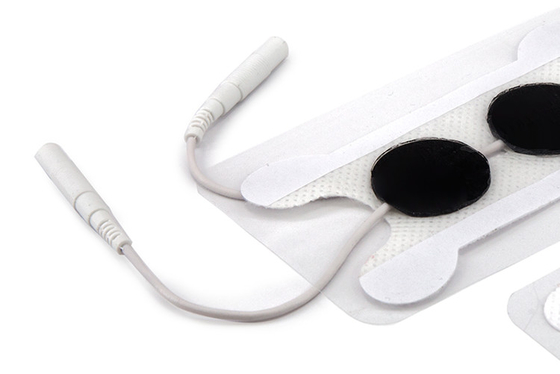 50*85mm Exercise Non Woven Button Swallow Electrodes