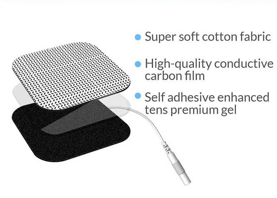 Vibrator Hydrogel 2.0 X 2.0" TENS Electrodes Pads