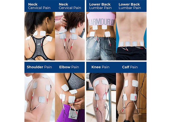 Vibrator Hydrogel 2.0 X 2.0" TENS Electrodes Pads
