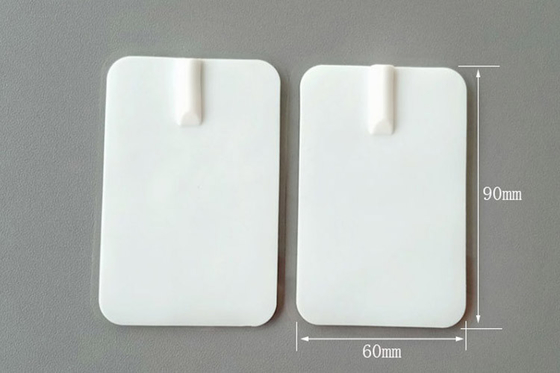 60x90mmの物理療法のケイ酸ゲル カーボン ゴム製電極